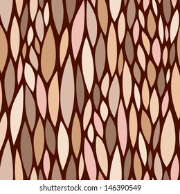 Abstract brown seamless pattern. 