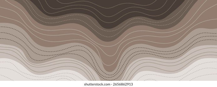 Abstrakte braune Bodenschichten. Sedimentschichten