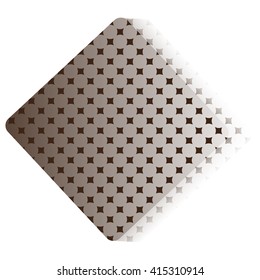 abstract brown square geometrical design element