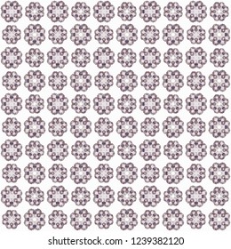  abstract brown texture on white background. Arranged in a staggered manner two medium floral fractal patterns.
