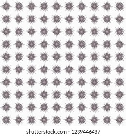  abstract brown texture on white background. Arranged in a staggered manner two medium floral fractal patterns.
