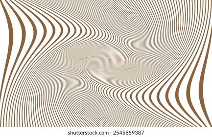 abstract brown thin line twist pattern.