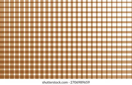 abstract brown thin to thick plaid line pattern.