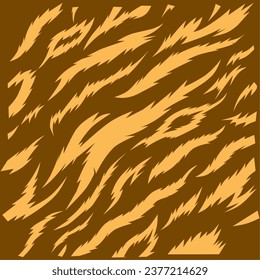Abstract brown tiger fur background