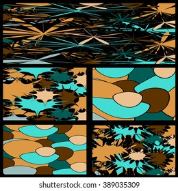 abstract in brown tones