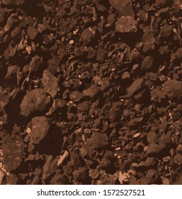 Abstract Brown Watercolor Background. Ecological Concept. World Soil Day