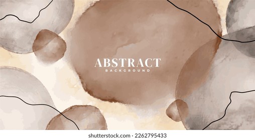 abstract brown watercolor background suitable for decoration, wall decoration, posters, banners and so on