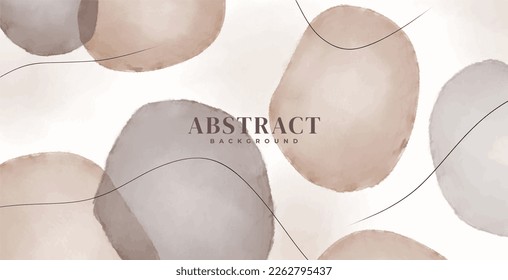 abstract brown watercolor background suitable for decoration, wall decoration, posters, banners and so on