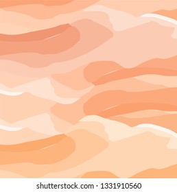 Abstract brown watercolor paint brush and strokes, scribble pattern background