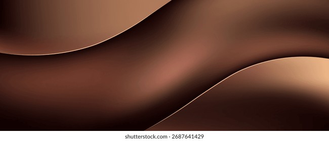 Fondo de diseño de onda marrón Abstractas. eps 10