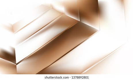 Abstract Brown and White Background Design