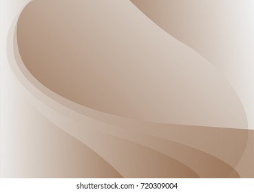 Abstract Brown and white background, modern style overlay, with space for design, text input. Vector illustration.