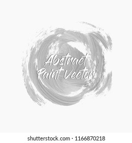 Abstract brush art paint texture background design acrylic vector illustration. Perfect watercolor design for headline, logo and banner.