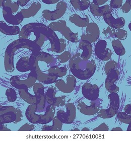 Abstract brush art, vector leopard animal skin, surrealistic animal skin, hyper textured vector hand drawn suitable for printing on surface, ready to print, trendy fresh colors black back grounded, matching colors, pastel tones, jungle theme, all over print, artistic, jaguar, exotic, repeatable perfectly seamless pattern 