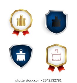 Abstract Brush Badge and Label Collection, can be used for business designs, presentation designs or any suitable designs.