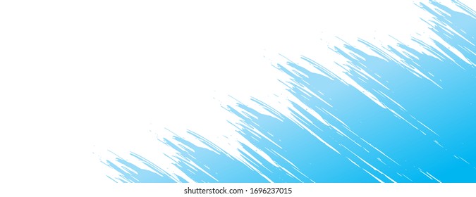 abstract brush blue and white background