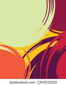 abstract brush color background, best illustration design.