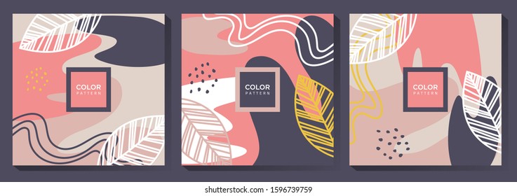 Abstract brush colorful pattern design