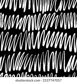 abstrato escova doodle fundo vetor padrão sem costura para finalidade decorativa