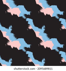 Abstract Brush fur pattern design for fashion textiles, homeware, graphics, backgrounds