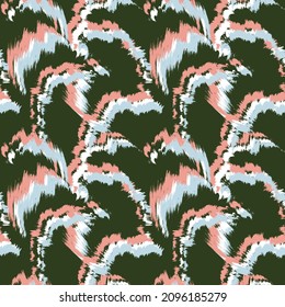 Resumen Diseño de patrones de piel de pincel para textiles de moda, homeware, gráficos, fondos