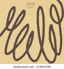 Abstract brush lines, multiple dry brush effects, golden color schemes, vector graphics.