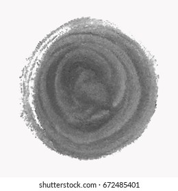 abstract brush paint texture. grey lipstick Makeup brush painted watercolor.  white background. monochrome grunge texture. halftone effect. vector illustration.