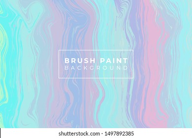 Abstract Brush Painted Background. Hand-painted background. Vector illustration. Abstract backdrop.