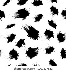 Abstract brush painted, seamless pattern image