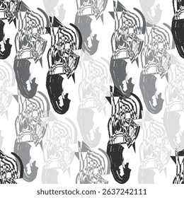 Abstract brush of seamless, like fabric print. Suit for package design, wallpaper, fashion print, Housing wallpaper, arty-crafty. 