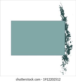 Abstract brush stroke background. Handdrawn pastel colors spots, brush, lines on a white background. Vector. Blank template quote text for design. Template for social networks stories and posts.