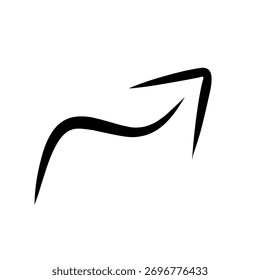 Abstract brush stroke calligraphy swoosh set vector