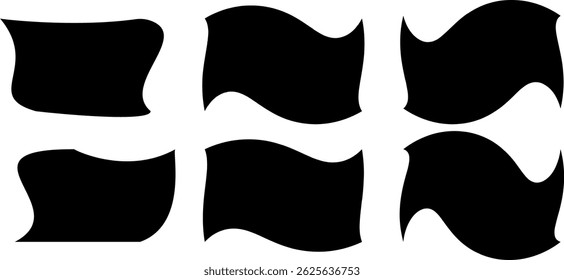 Abstract Brush Stroke Collection: Black Ink Lines, Grunge Circles, Frames, and Borders