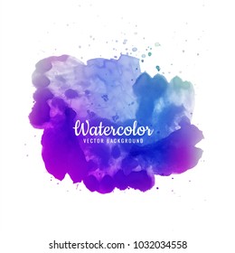 Abstract brush stroke for design and colorful watercolor brushes