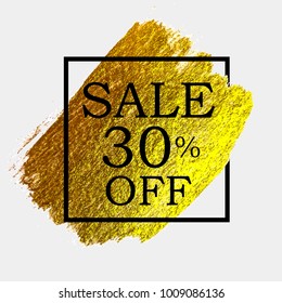 Abstract Brush Stroke Designs Final Sale Banner in Black, Pink and White Texture with Frame. Vector Illustration EPS10
