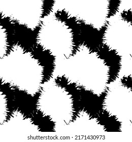 Abstract Brush Stroke fur pattern design for fashion textiles, homeware, graphics, backgrounds