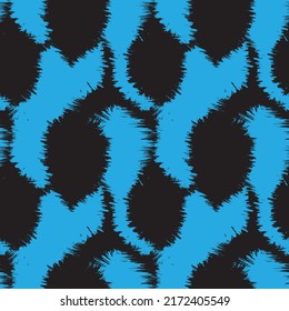 Abstract Brush Stroke fur pattern design for fashion textiles, homeware, graphics, backgrounds