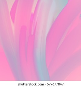 Abstract brush stroke hand-drawn background, picturesque oil painting, vector illustration with colorful rainbow palette