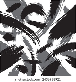 Abstrakte Pinselstrich-Illustration Vektor-Hintergrundmuster