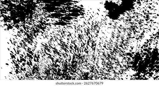 Abstract brush stroke painting black and white brush seamless pattern Dirty black, navy pattern. 