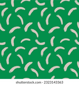 Abstract brush stroke painting seamless pattern illustration. Modern paint line background in monochrome color. Messy graffiti sketch wallpaper print, rough hand drawn texture.
