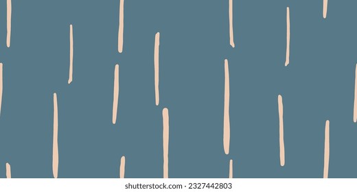 Abstract brush stroke painting seamless pattern illustration. Modern paint line background in monochrome color.