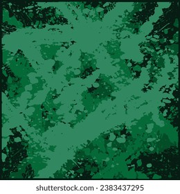 Abstract brush stroke tie dye green toska illustration background texture