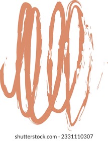 vector de trazo de pincel abstracto. Forma abstracta.