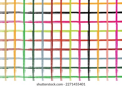 diseño de patrones de trazos de pincel abstracto de barrido a cuadros.