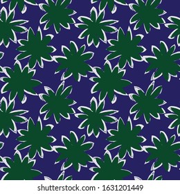 Abstract Brush Strokes Floral Seamless. Pattern for prints, patterns, background and websites.