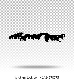 Abstract Brush Strokes Isolated on Transparent Background. Vector Hand Drawn Pencil Scratch Design Elements. Grunge Ink Texture. Grunge Shapes and Lines.