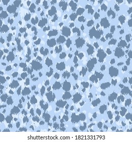 Resumen Pincel de brotes Estrollo Leopardo Quetah Piel animal Patrón vectorial infinito Fondo aislado