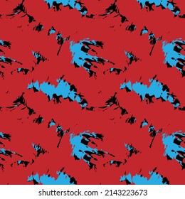 Abstract Brush strokes pattern design suitable for fashion textiles, graphics, backgrounds