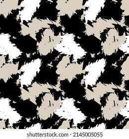Abstract Brush strokes pattern design suitable for fashion textiles, graphics, backgrounds